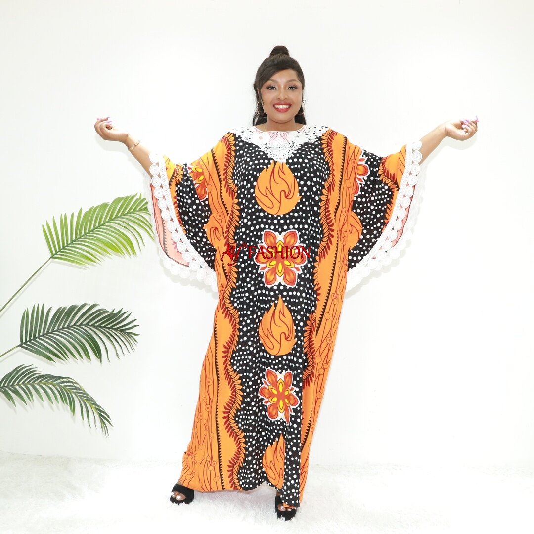 Robes africaines Abaya Plume Love Sahara AC96-B24BS10 Cameroun Caftan Dera