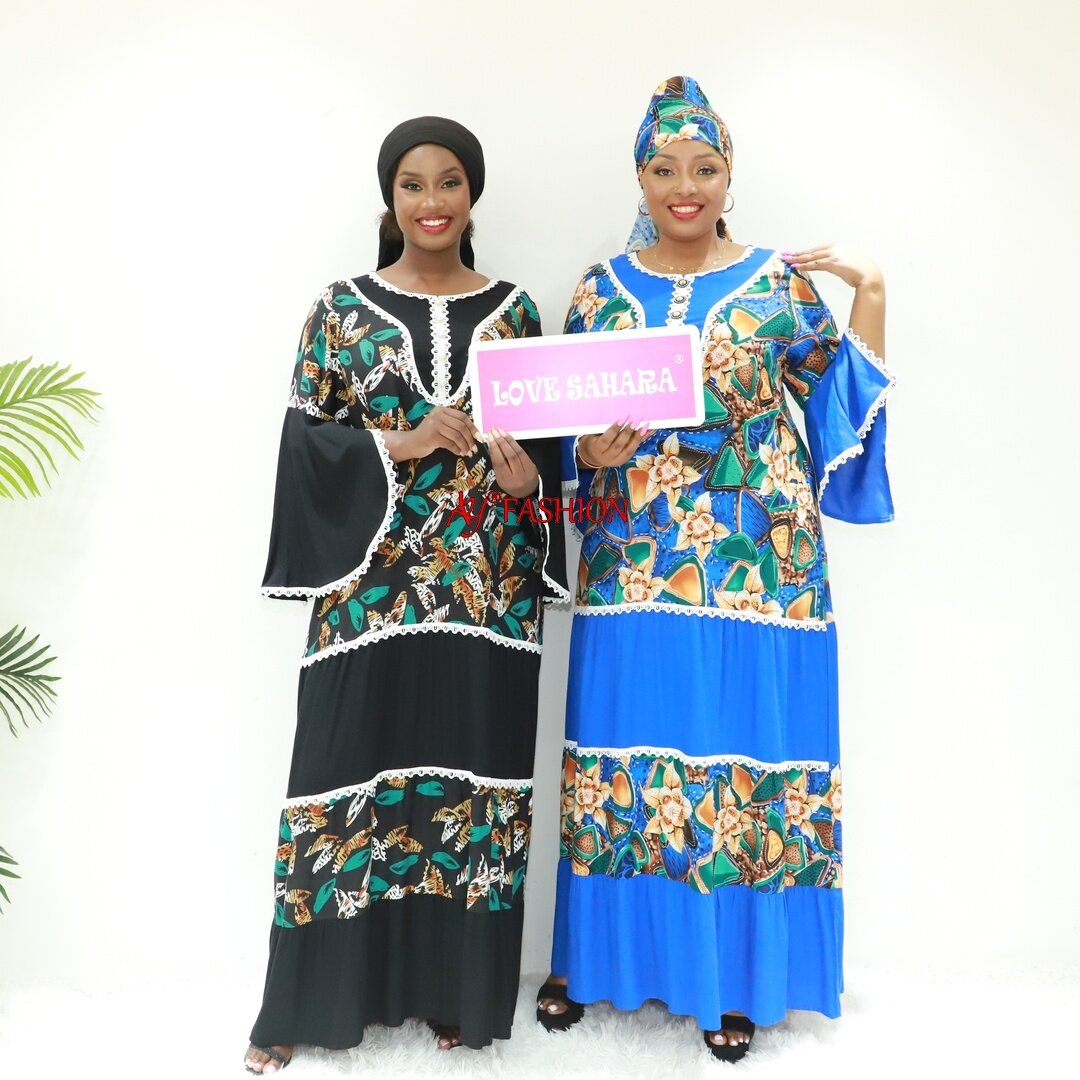 Mulheres muçulmanas vestem branco jalabiya 2022 ay moda BLC40816f Congo Fashion Kaftan