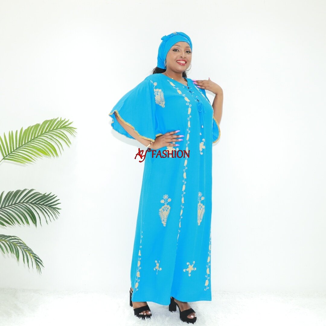 платье Muslimah одежда Boubou Ay Fashion BLC40831F Камерун модное этническое платье