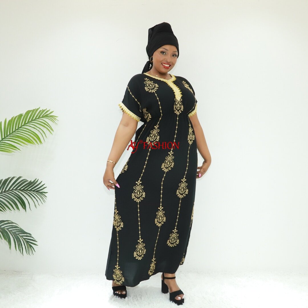 Muslimah Kleid traditioneller muslimischer Maxi Marokkaner Abaya Kleidung BLC40857f Ghana Abaya Kaftan