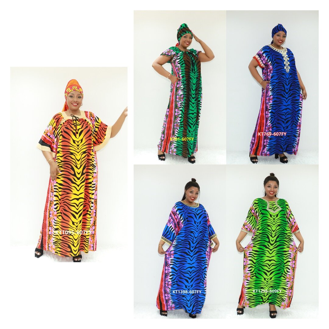 Robes africaines Abaya Femmes Rob Love Sahara KT1095-607fy Cameroun Fashion Kaftan