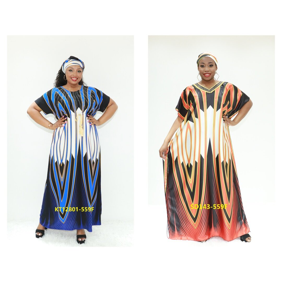 Africa clothing oem abaya hot sale Love Sahara KT12801-559F Nigeria kaftan boubou