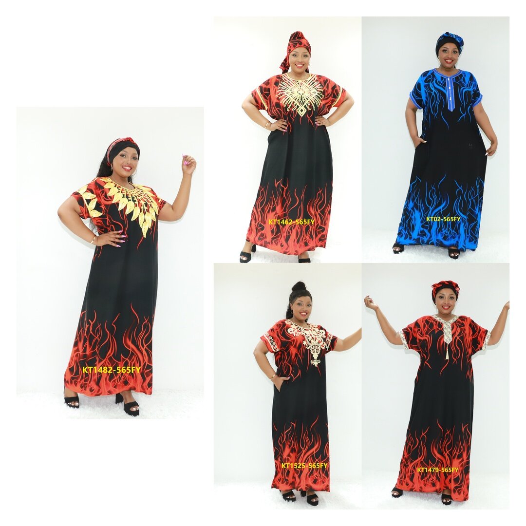 roupas étnicas abaya moda amor sahara kt1482-565fy abidjan boubou vestido étnico