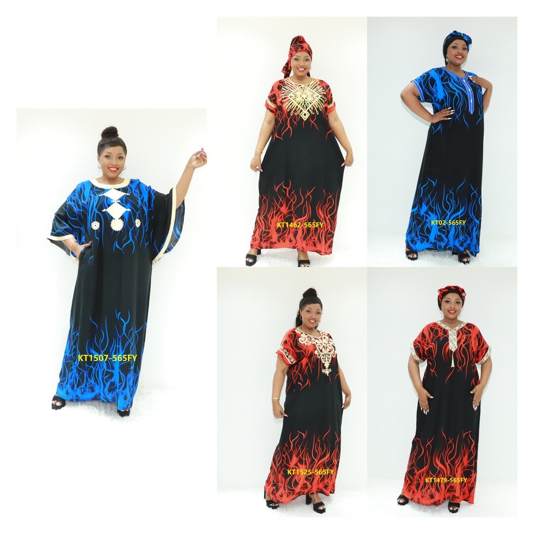 Vêtements ethniques Kaftan Marocchino Hight Quality Ay Fashion KT1507-565fy Nigeria Boubou Dera