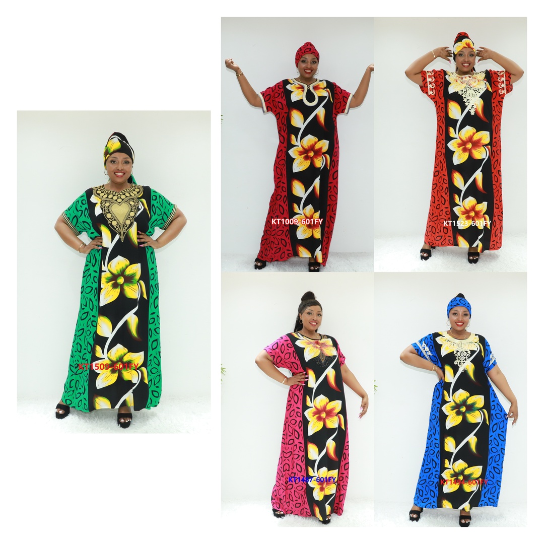 Vêtements musulmans Abaya Coat Style Ay Fashion KT1509-601 Nigeria Boubou Dera