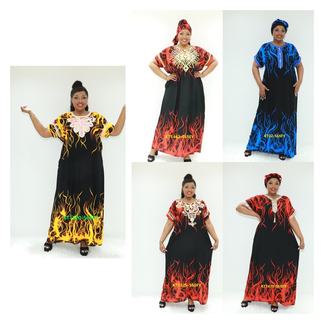 アフリカのドレスアバヤ・アイムノoutver kt1520-565fy cameroon boubou boubou