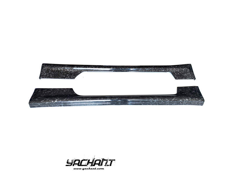 YCR34065LDZCF 1999-2002 Nissan Skyline R34 GTT 2D GTR GTR-Style Side Skirt CF Forged Carbon Weave (1).jpg