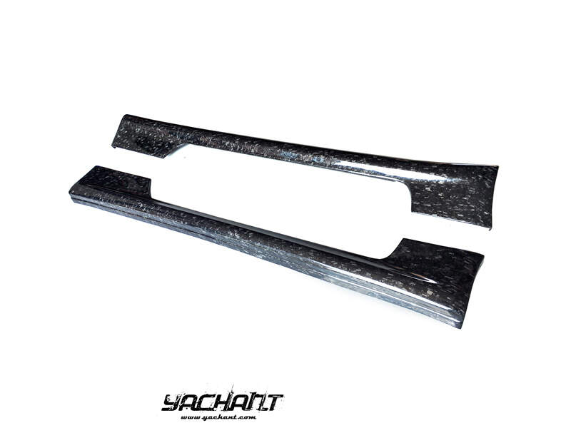 YCR34065LDZCF 1999-2002 Nissan Skyline R34 GTT 2D GTR GTR-Style Side Skirt CF Forged Carbon Weave (2).jpg