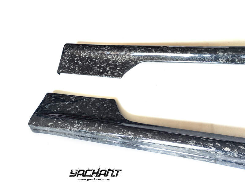 YCR34065LDZCF 1999-2002 Nissan Skyline R34 GTT 2D GTR GTR-Style Side Skirt CF Forged Carbon Weave (5).jpg