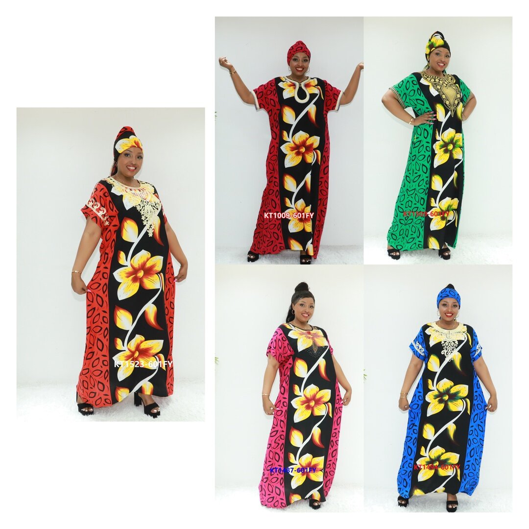 アフリカ服ボルカイスラム教徒アバヤAYファッションKT1523-601FYナイジェリアBoubou Ethnic Dress