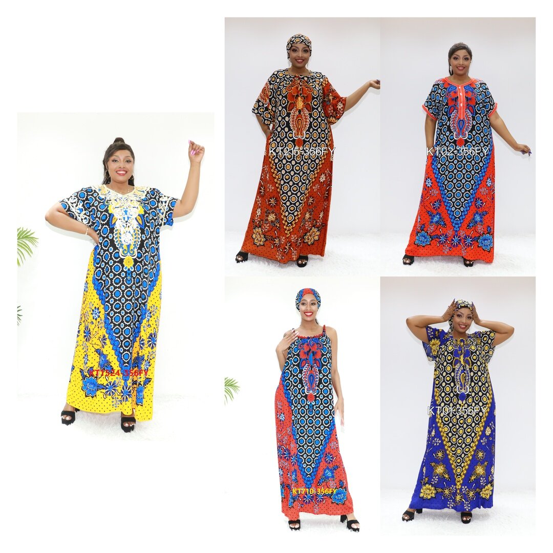 Ropa africana UTURUKI ABAYA AY Fashion KT1524-356Fy Ghana Caftan Dashiki Vestido