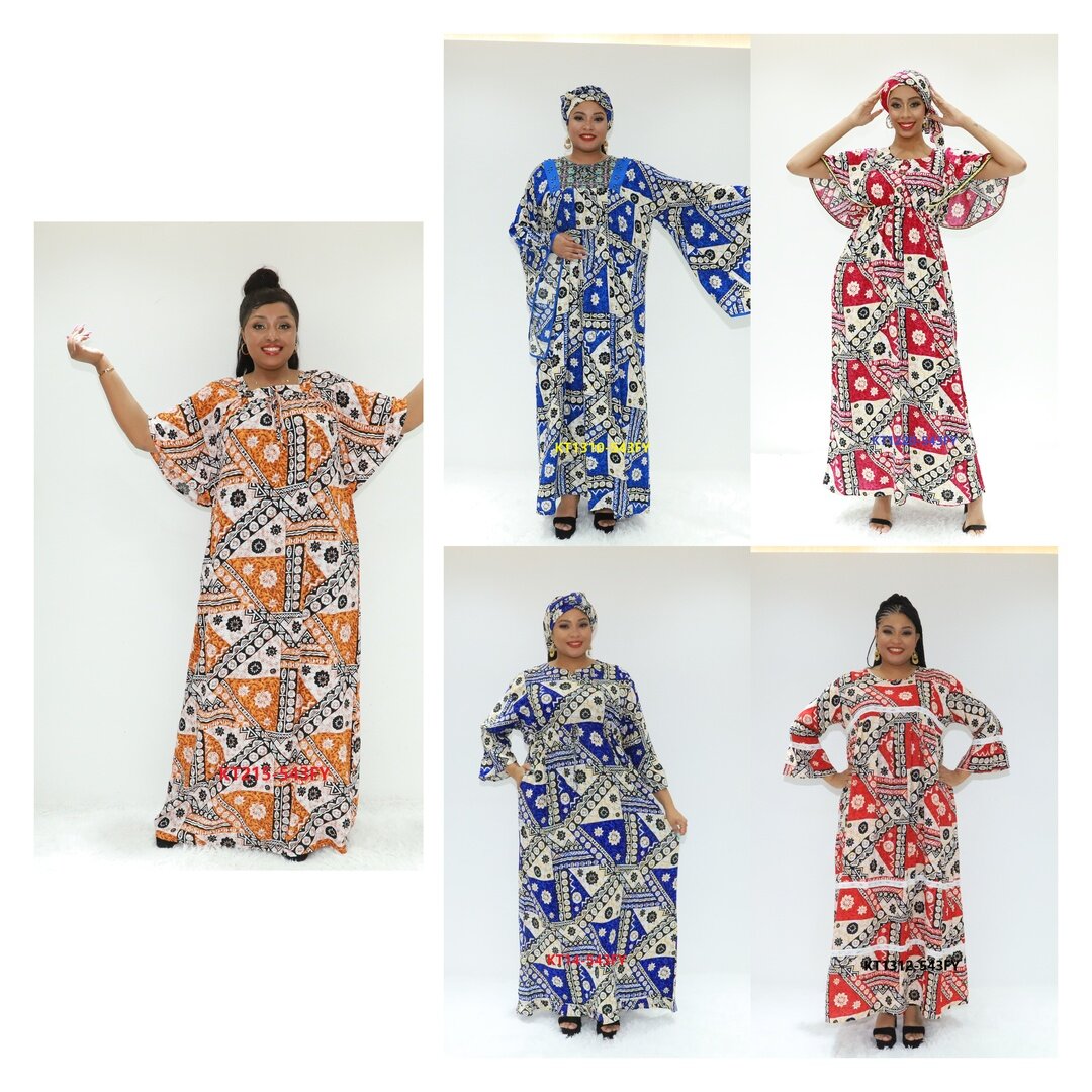 Muslimah robe Dernière Kitgege African authentique amour Sahara KT215-543