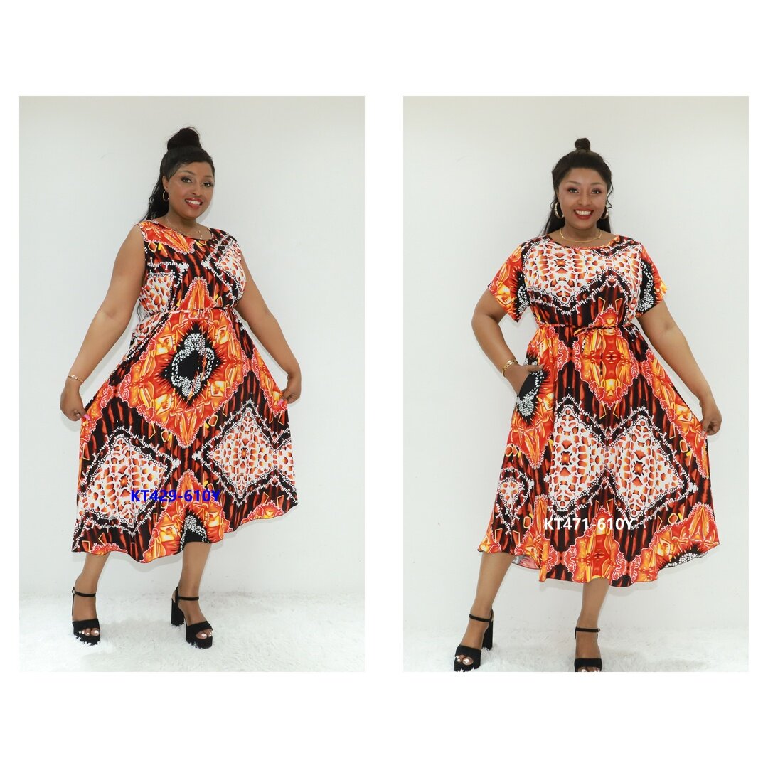 woman ethnic wear caftan somalia AY Fashion KT429-610Y Abidjan Fashion dashiki dress