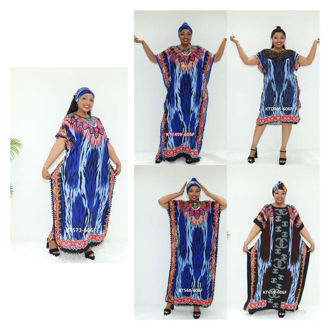 muslimische Kleidung plissierte Abaya Liebe Sahara KT573-606f Nigeria Boubou Dashiki Kleid