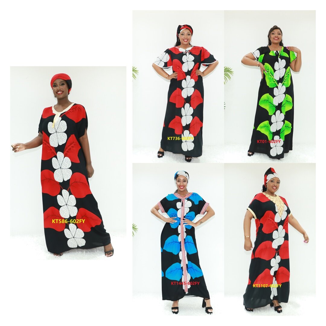 Ethnische Kleidung Cabayado Mode Liebe Sahara KT586-602fy Nigeria Caftan Dashiki Kleid