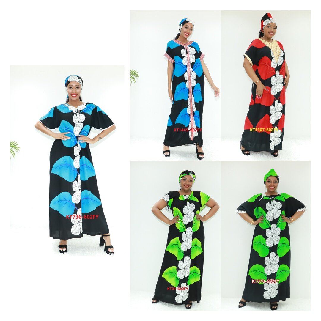 muslimah dress morocco dress kaftan AY Fashion KT736-602FY Cameroon boubou caftan