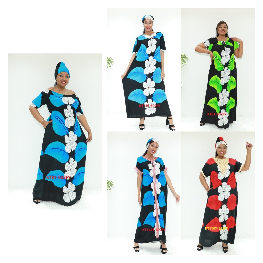 Africa dress ankara outfit AY Fashion KT81-602FY Abidjan caftan kaftan