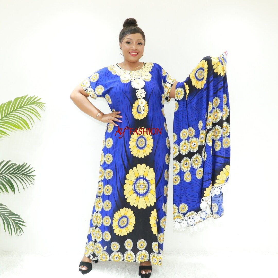 Robes africaines Abaya Doubai AVEC ESARP LT656-561BS18 ABIDJAN Clothing Abaya