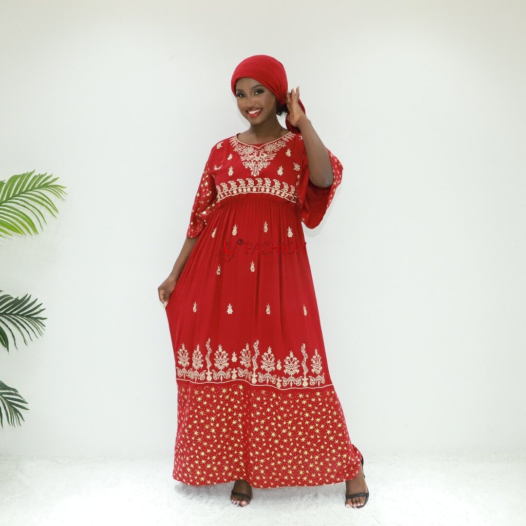 Vêtements islamiques ethnique Abaya Love Sahara SGC24348f Togo Robe musulmane Robe ethnique