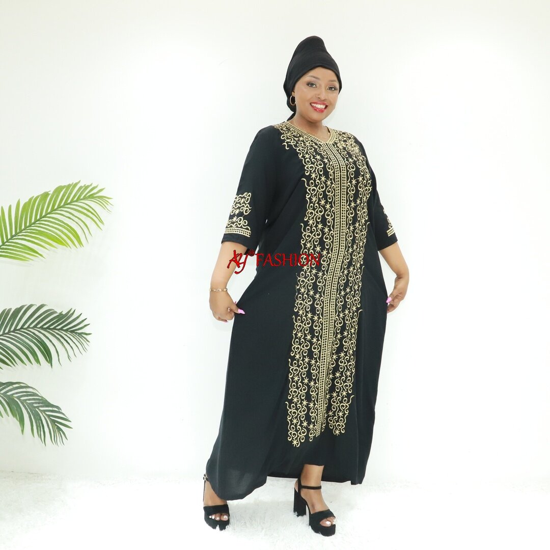 Africa clothing fabric for kaftan morocco SGC24364F Abidjan boubou dashiki dress