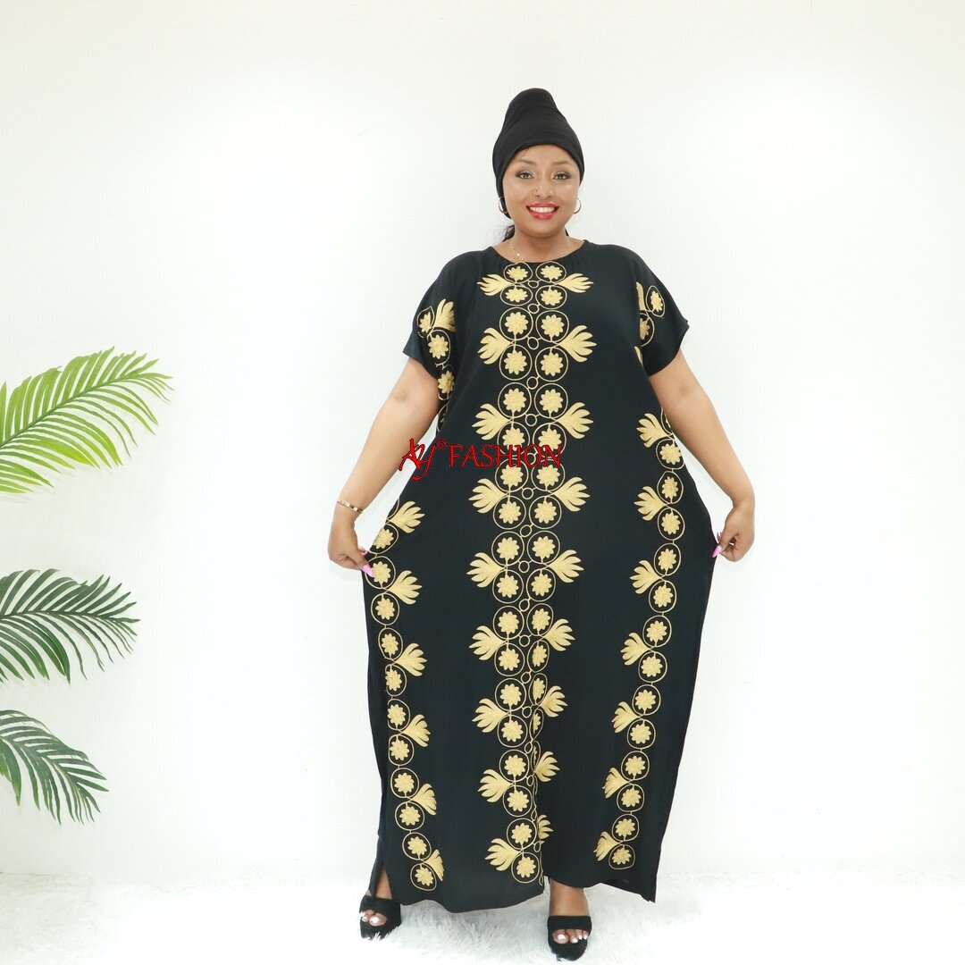 Мусульманские женщины одеваются в Корея Абайя Эй мода SGC24395F Ghana Caftan Dera