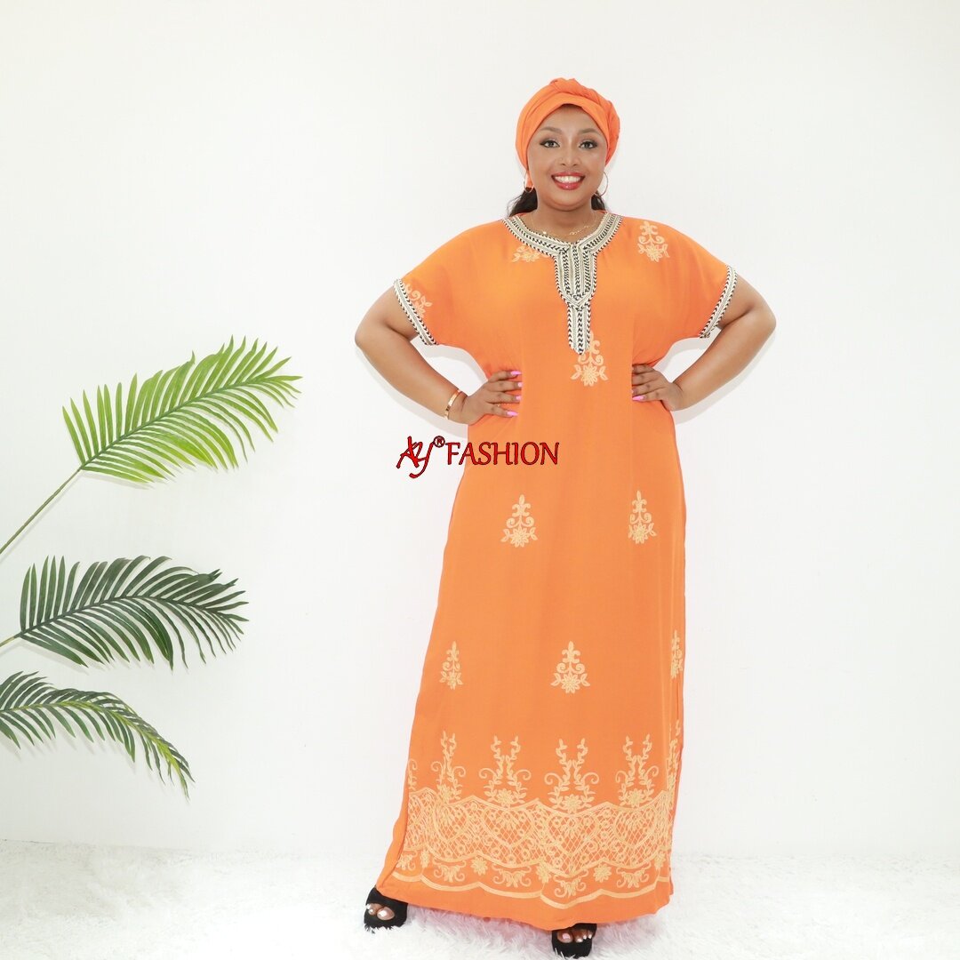 Vêtements africains Abaya Femmes Noire Love Sahara STA2682-2F Cameroun Caftan Boubou