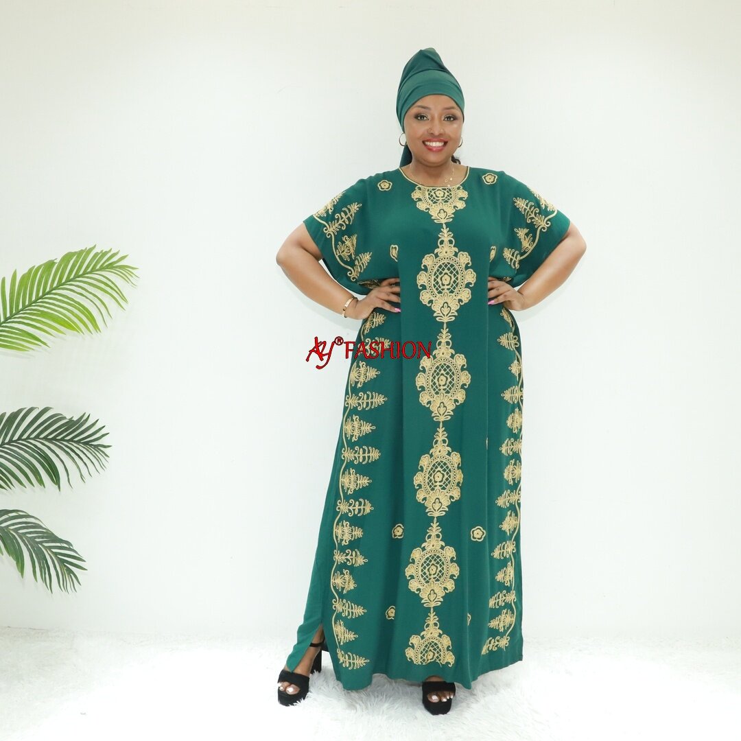 Африканское платье Linnen Kaftan Sta2782f Ghana Boubou Dera