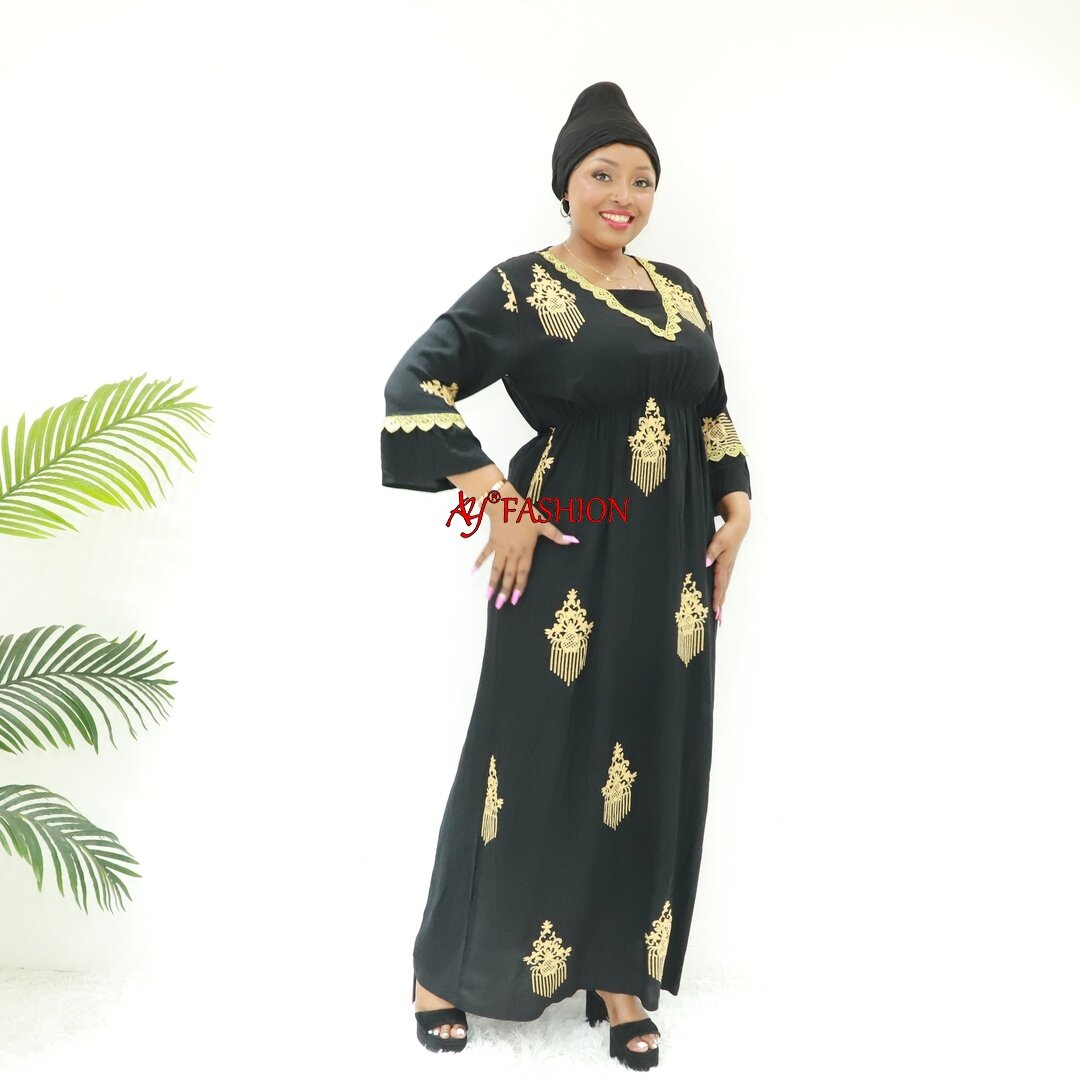 非洲服装Lexury Abayas Ay时尚STA2784F GHANA BOUBOU非洲印刷连衣裙