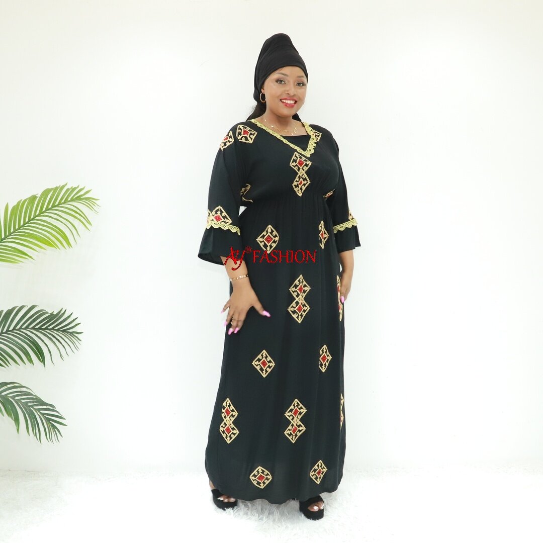 Africa dress shweshwe traditional dre AY Fashion STA2785F Ghana abaya boubou