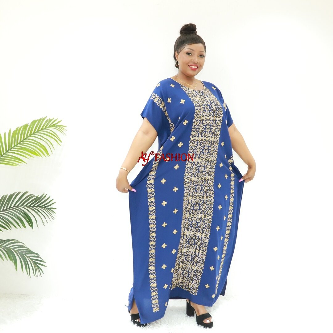 Ropa islámica Tur Abaya Sta2791f Togo Abaya Africa Vestido impreso