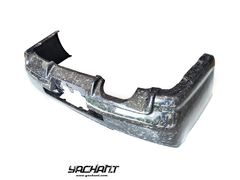 YCR34067LDZCF 1999-2002 Nissan Skyline R34 GTT 2D GTR GTR-Style Rear Bumper CF Forged Carbon Weave (14).jpg