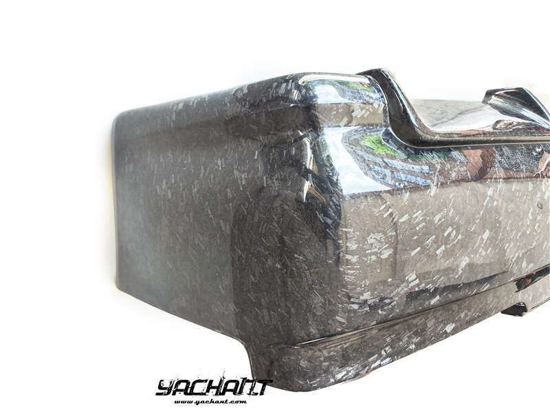 YCR34067LDZCF 1999-2002 Nissan Skyline R34 GTT 2D GTR GTR-Style Rear Bumper CF Forged Carbon Weave (5).jpg