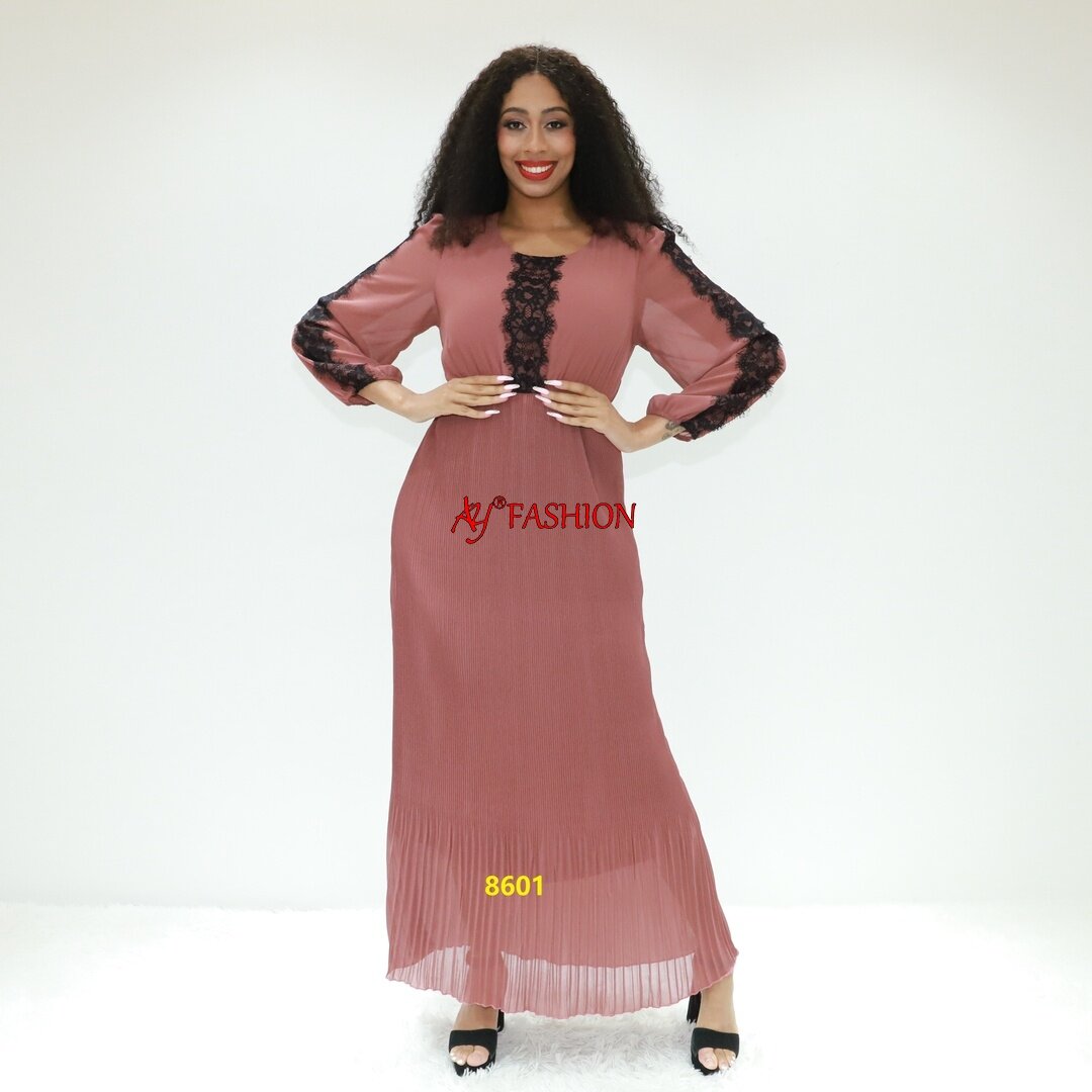 Embroidered attire dubai abaya open AY Fashion 8601 Congo abaya Arab dress
