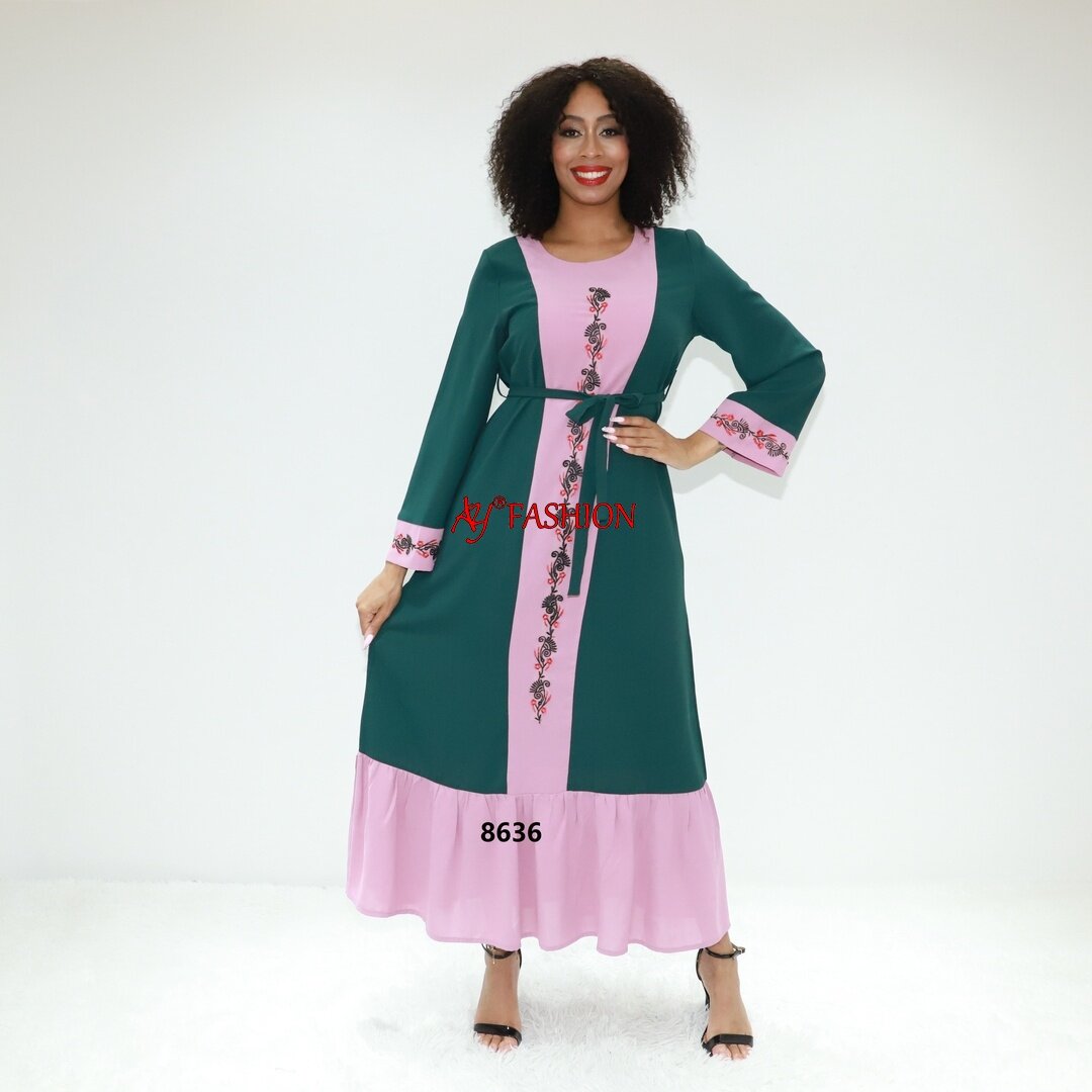 Loose-fitting gown herren abaya AY Fashion 8636 Abidjan caftan muslim dress