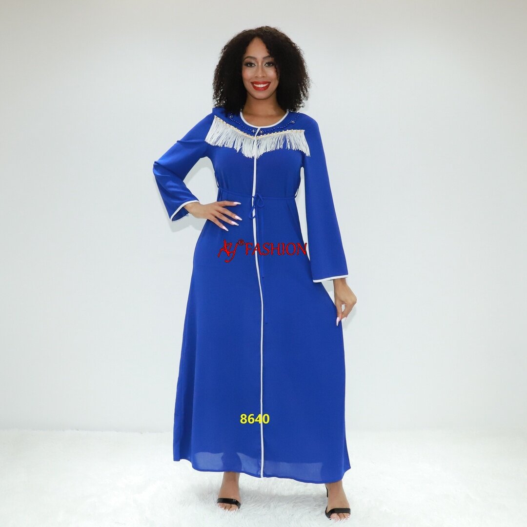 Ropa étnica Cape Style Abaya 8640 Congo Kaftan Abaya