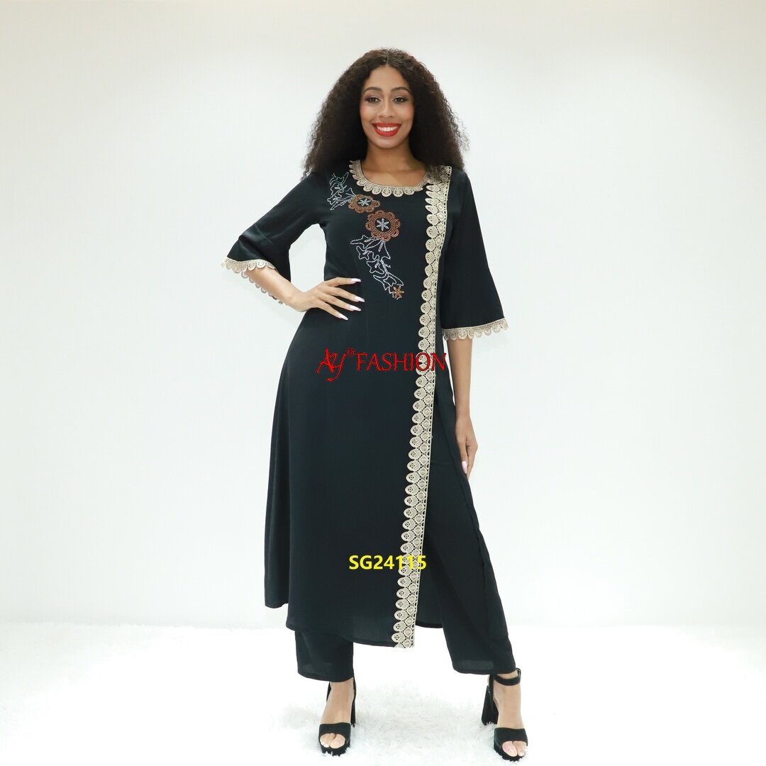 Islamische Kleidung Damen Anlass Kleider SG24115 Ghana Kleidung ätherisches Kleid