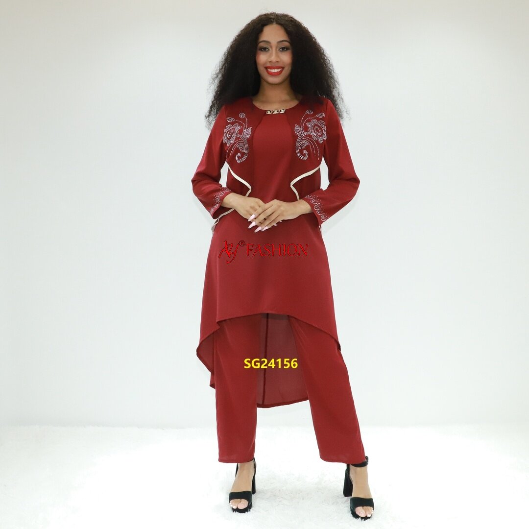 Bescheidenes Kleid Aomei Damen Kleider Ay Mode SG24156 Ghana Boubou Hijab Kleid