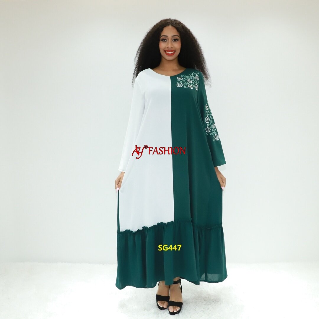 Modest dress abaya winter AY Fashion SG447F Congo kaftan Arab dress