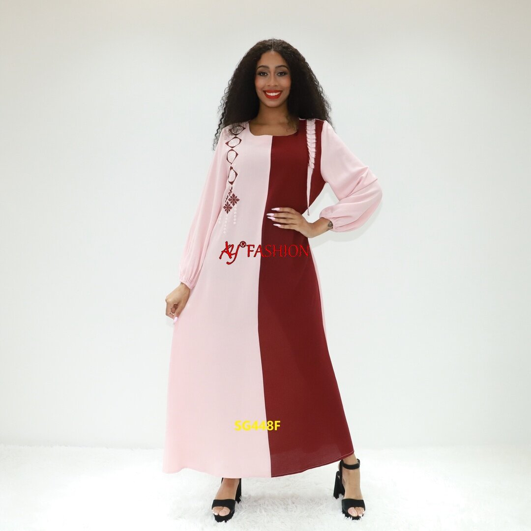 Robe ample boubous ay mode sg448f nigéria caftan robe de modestie islamique