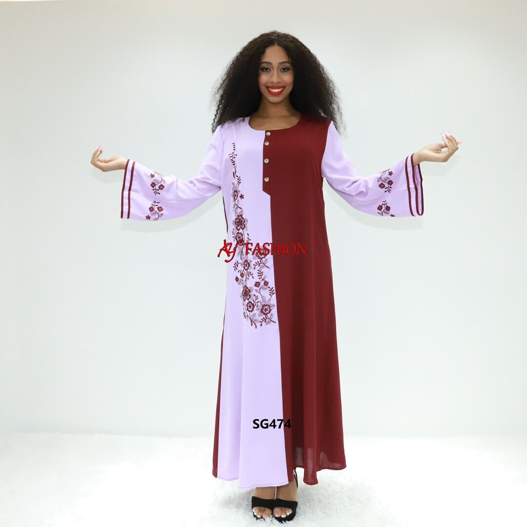 Modest dress lady dress low price sexy SG474 Congo Fashion abaya