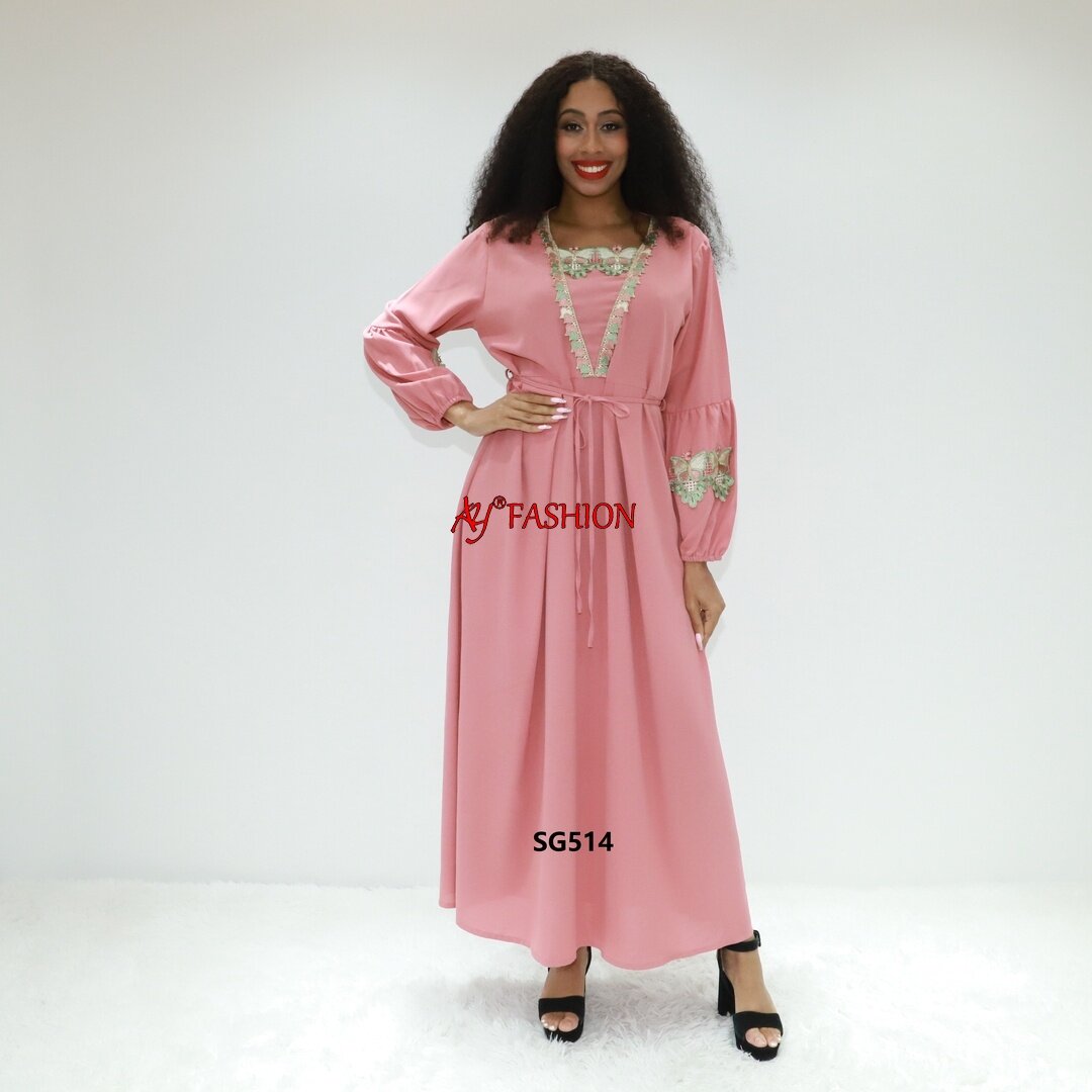 Ethnic clothing dresses for ladies party SG514 Tanzania abaya ladies dress