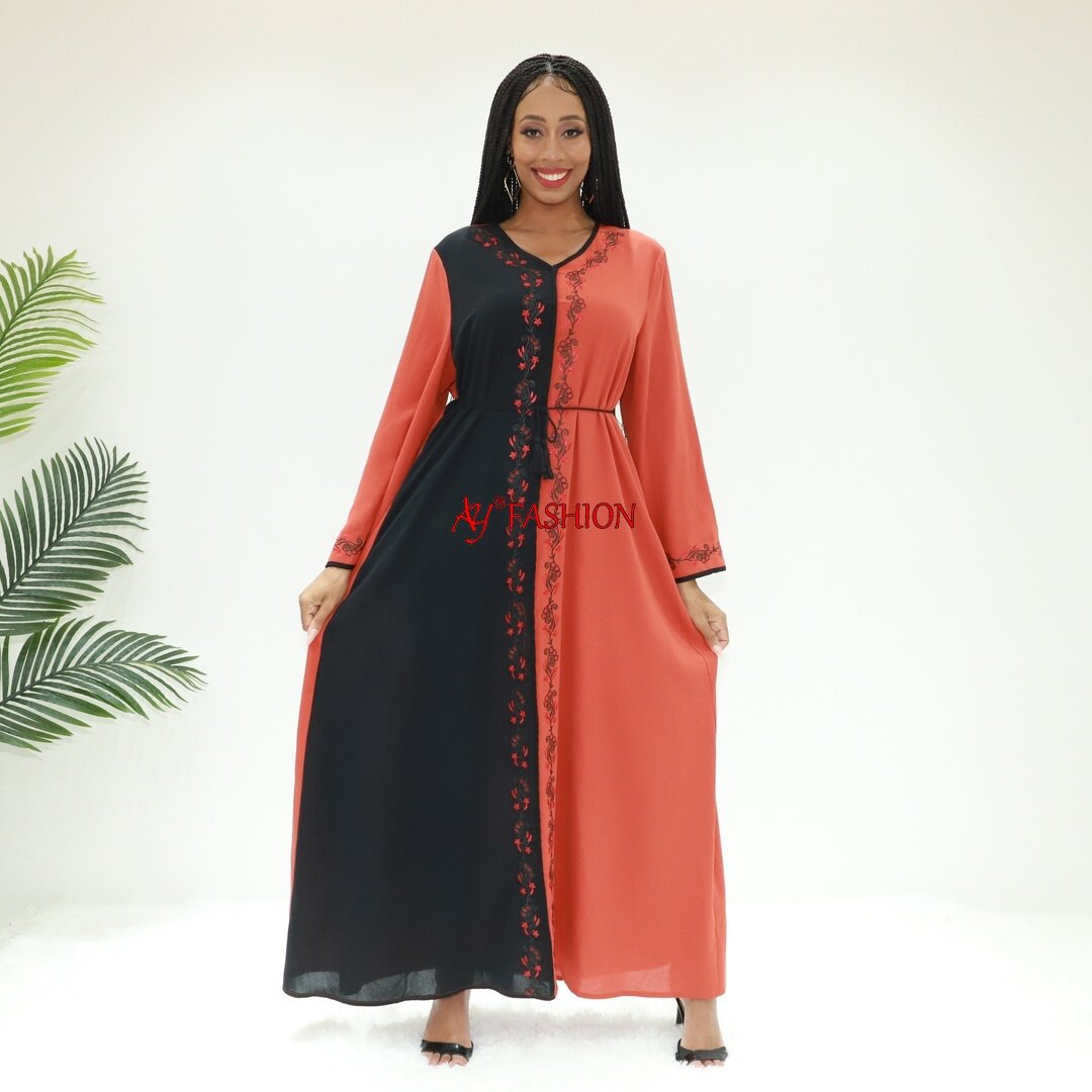 ModEST Wear Card ABAYA AY Fashion 8638-1 Ghana Ropa Vestido hijab