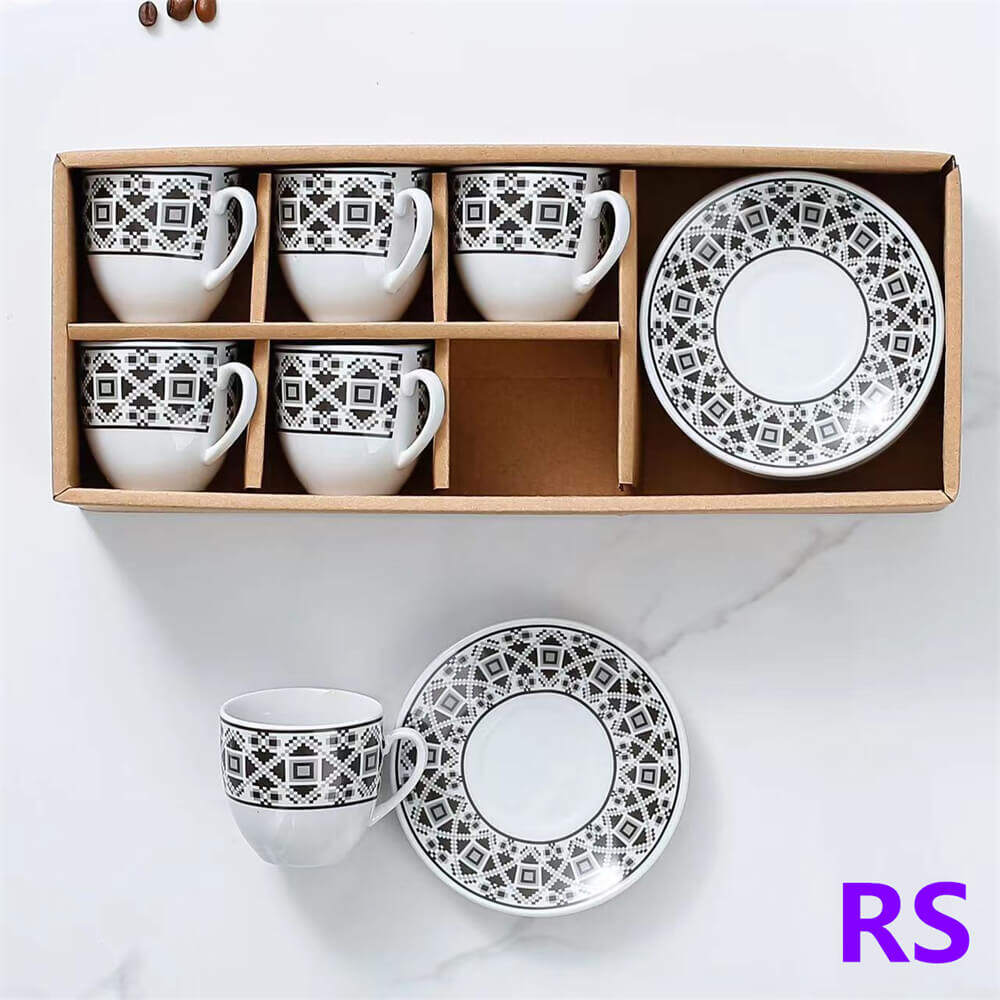 bulk tea cups with saucers,black and white tea cups,printed coffee cups