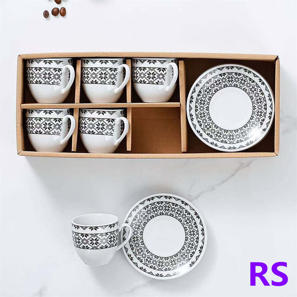 bulk tea cups with saucers,black and white tea cups,printed coffee cups