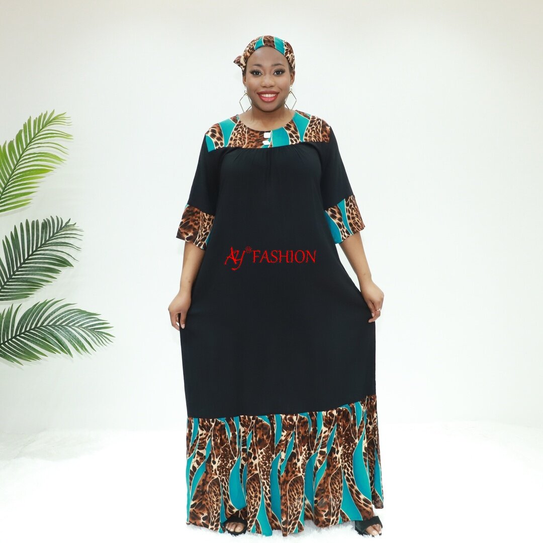 Robes africaines Abaya Gravures BLC40769f Abidjan Caftan Fashion Robe