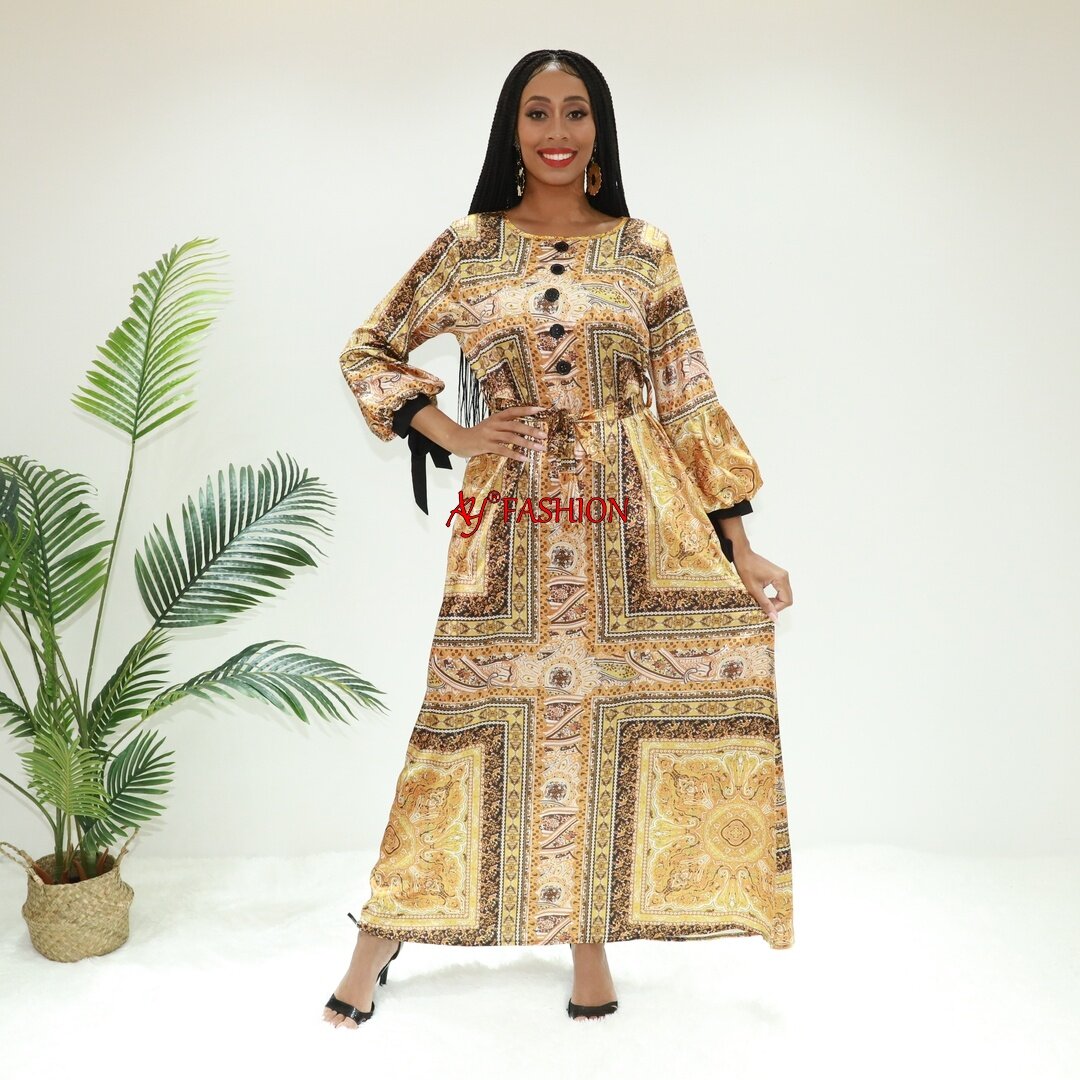 Roupas africanas brilhantes abaya d165 Congo vestido muçulmano vestido de senhoras