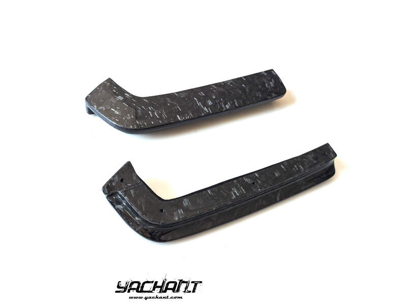 YCR34068LDZCF 1999-2002 Nissan Skyline R34 GTT 2D  Nismo-Style Rear Bumper Spats (Only fits YCR34067L) CF Forged Carbon Weave (2).jpg