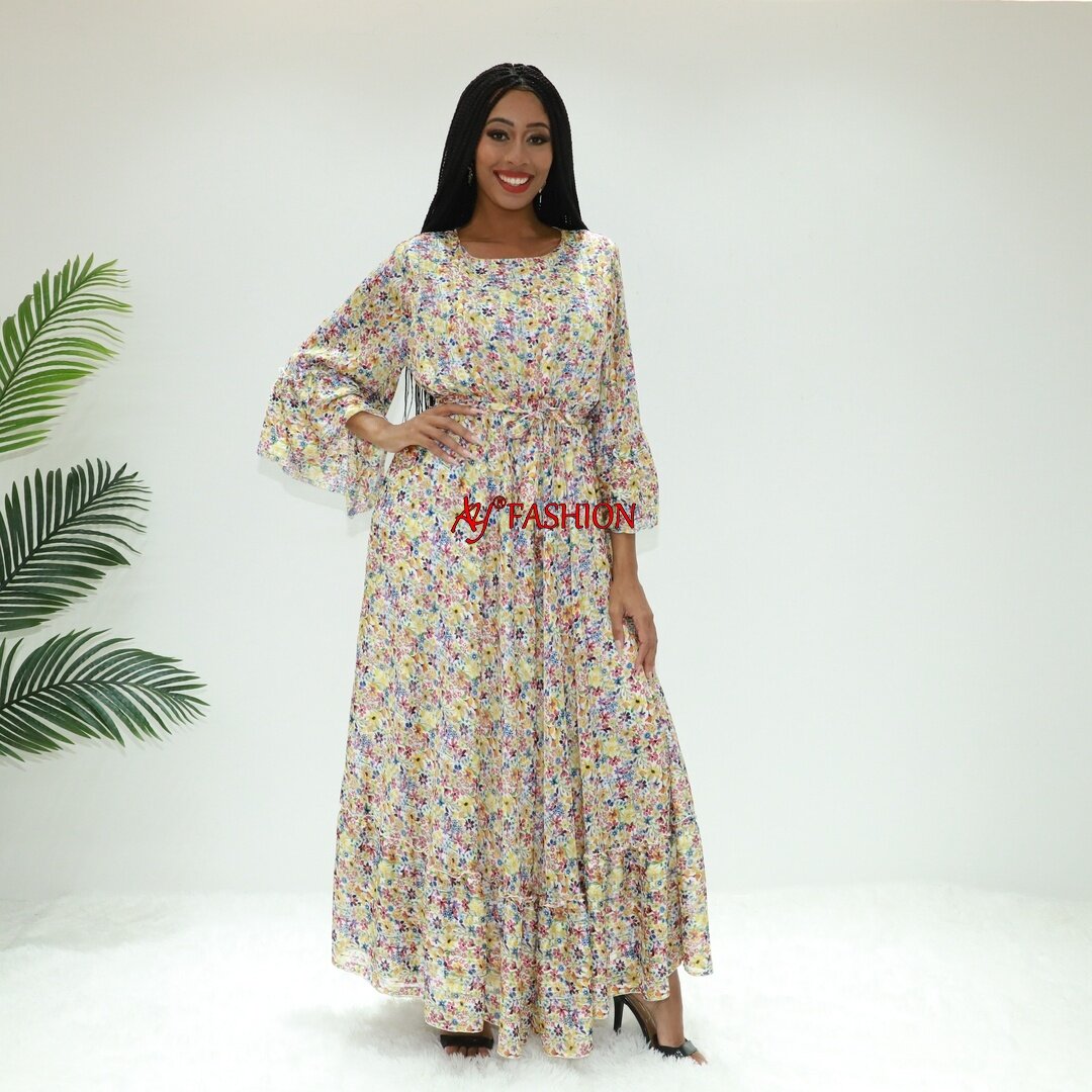 Vêtements africains Vestidos de Fiesta SG24058 Abidjan Abaya Kaftan