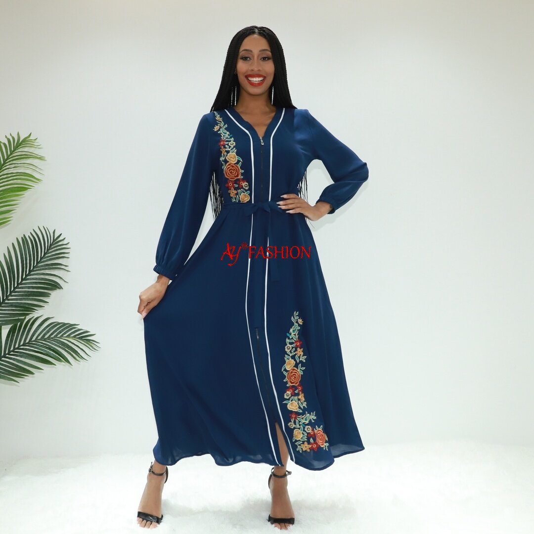 Robes africaines Abaya par Jordan SG40004 Ghana Kaftan Hijab Robe