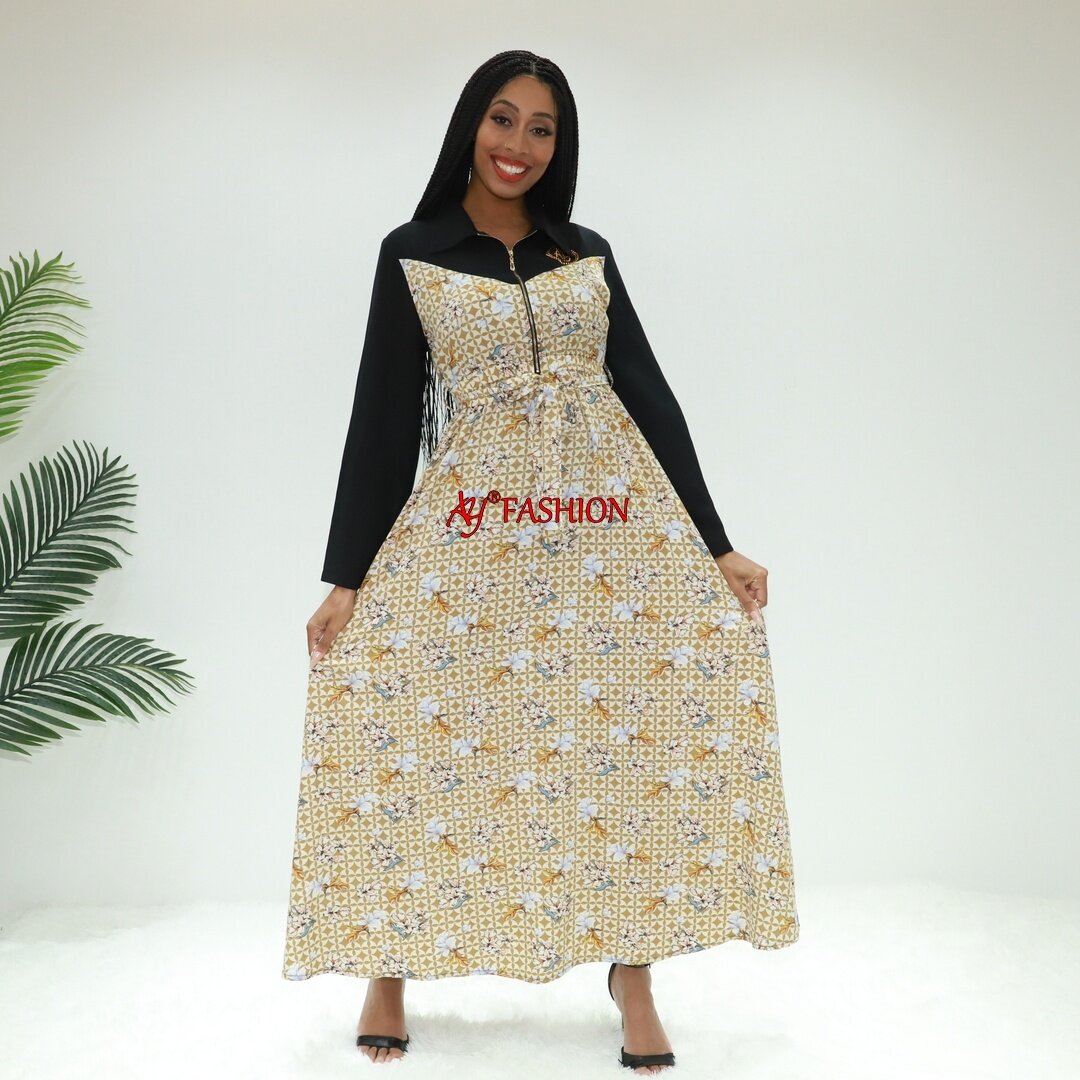 Afrique robe de dames bon marché Robes SG40024 Nigeria Abaya Maxi Robe